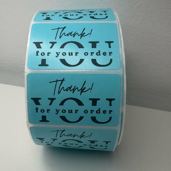 Thank You for your order 2" Stickers labels (100) thankyou sticker - Picture 2 of 10